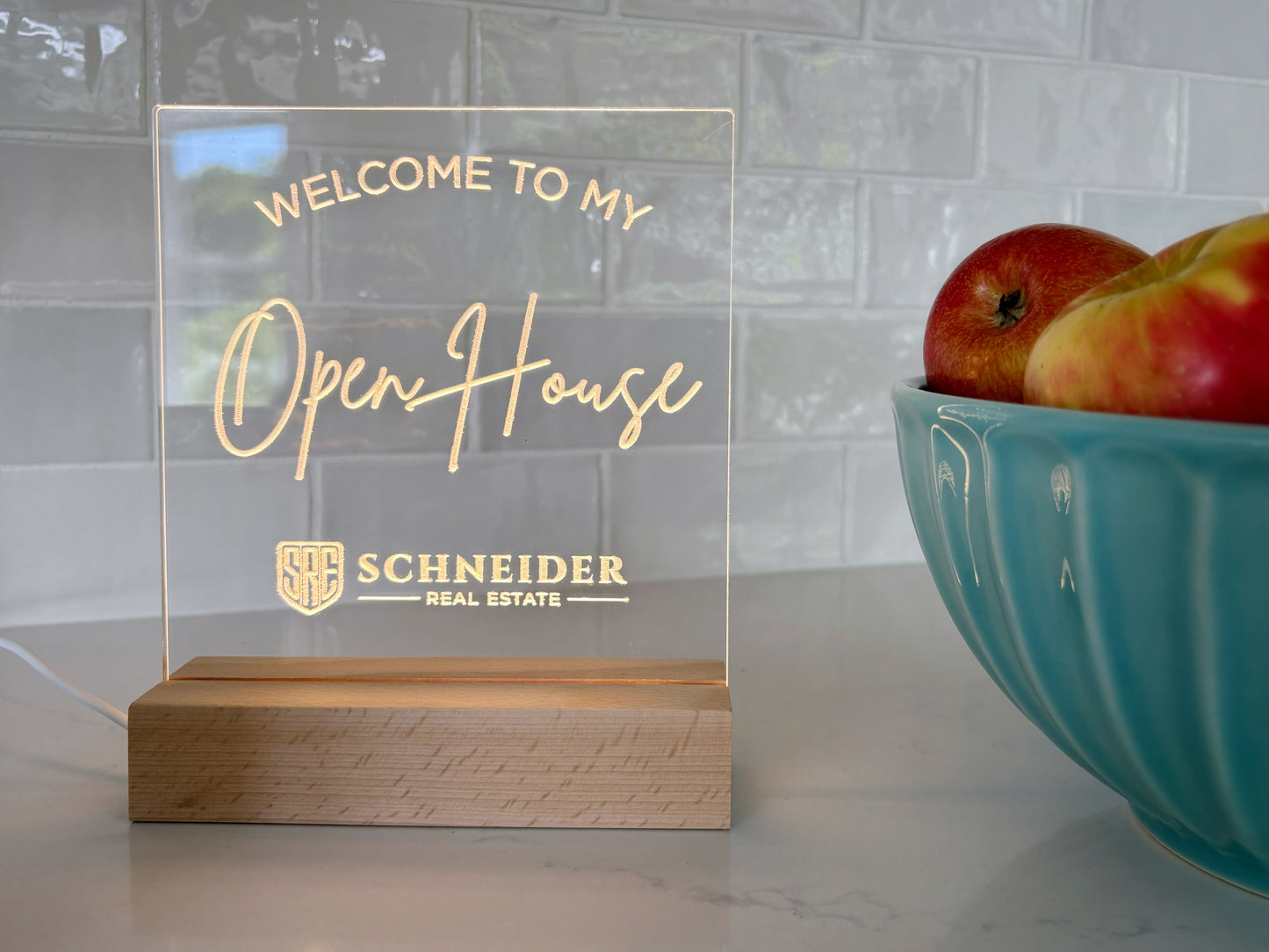 LED Light Acrylic Sign Display