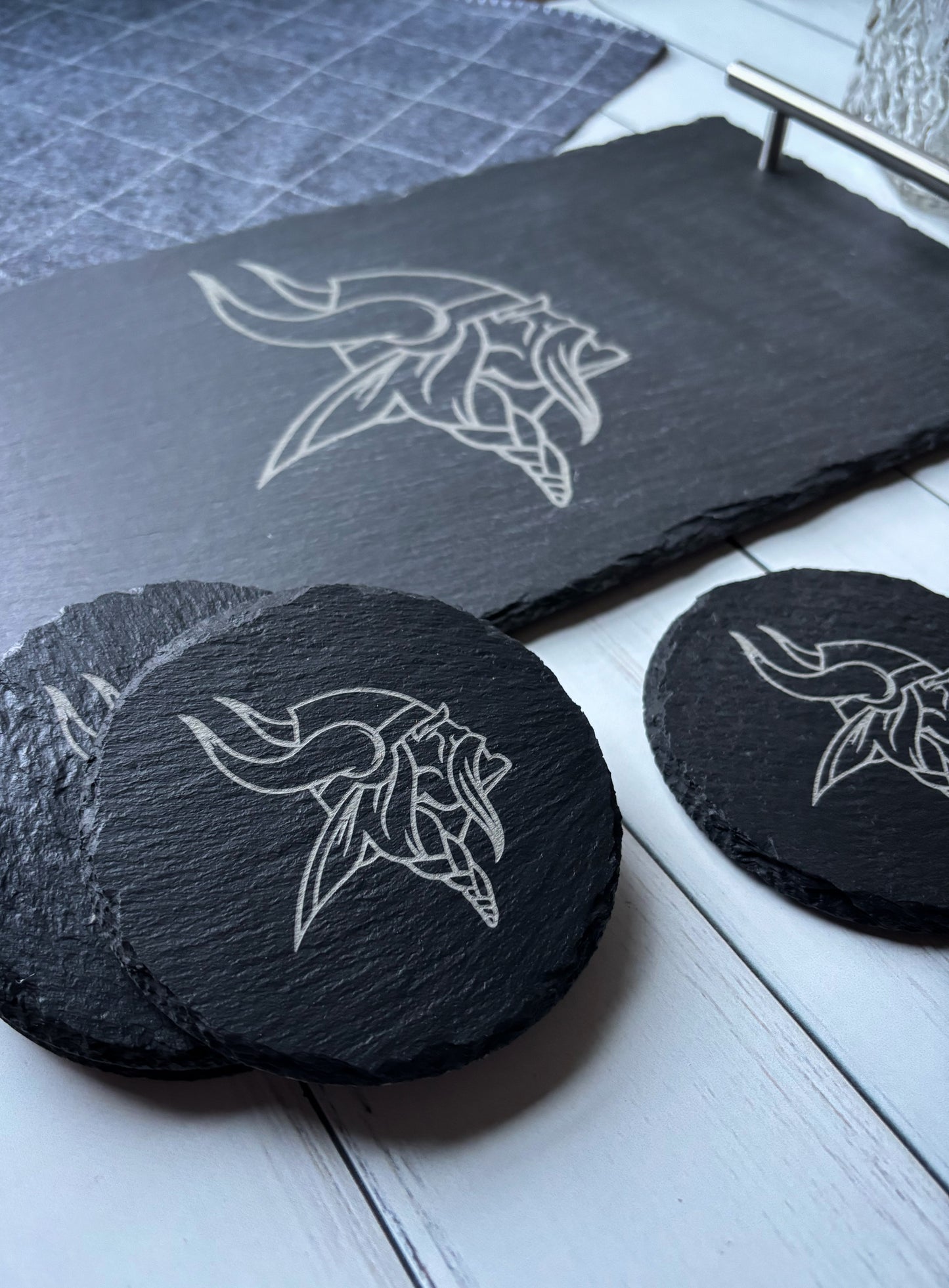 Slate Coaster Set
