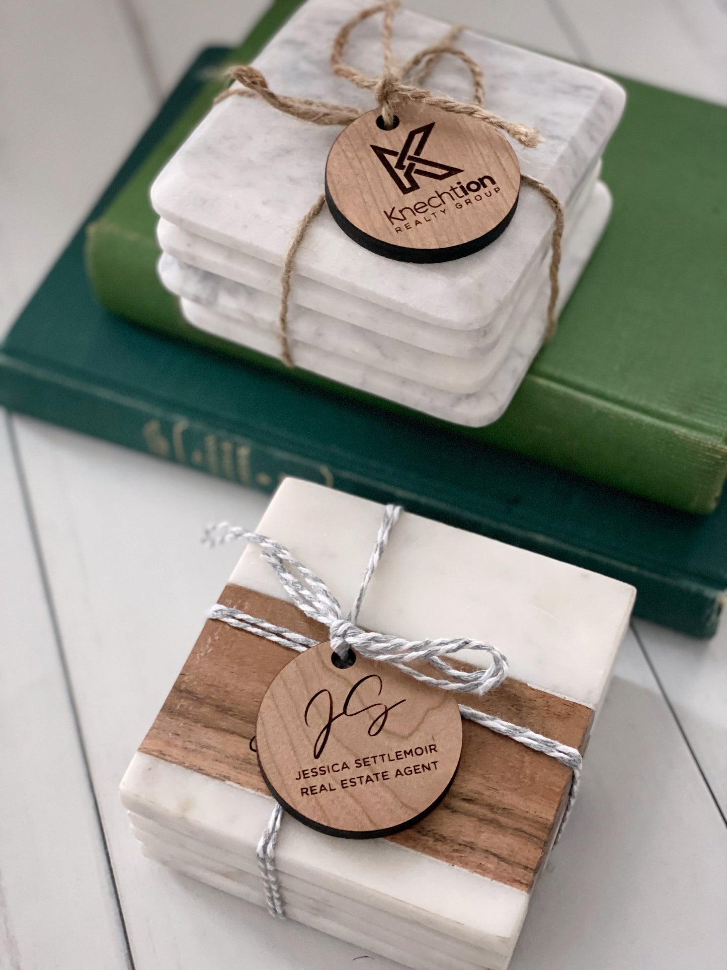 Marble Coaster Set