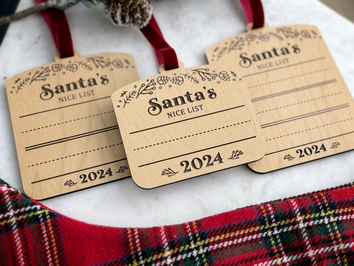 Santa's Nice List Ornament