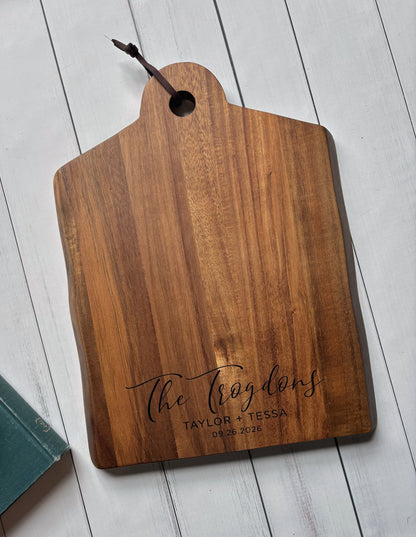 11" x 14" Live Edge Wood Cutting Board