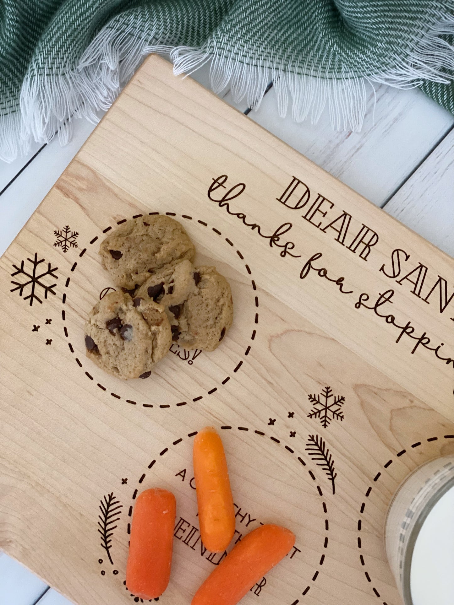 10” x 13” Santa Serving Board