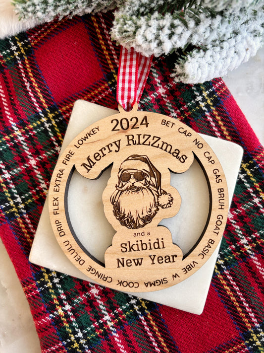 Merry RIZZmas Ornament - 2024