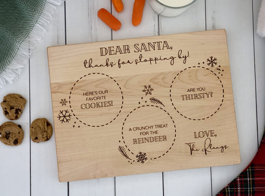 10” x 13” Santa Serving Board