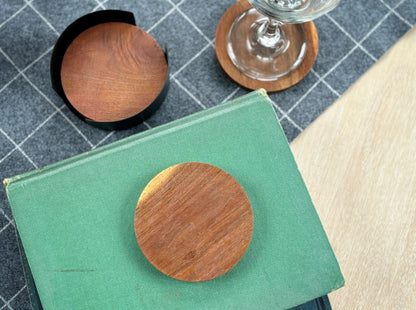 Wood Coaster Set