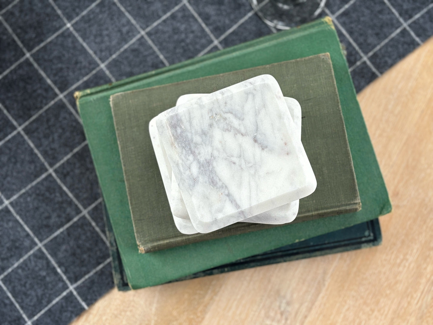 Marble Coaster Set