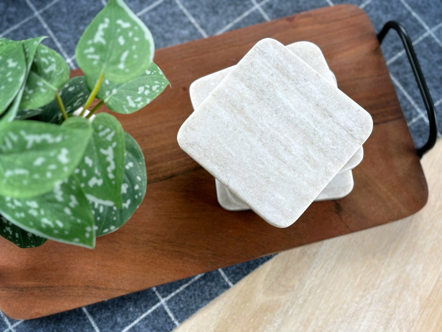 Marble Coaster Set