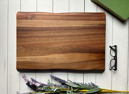 17" x 12" Live Edge Wood Cutting Board