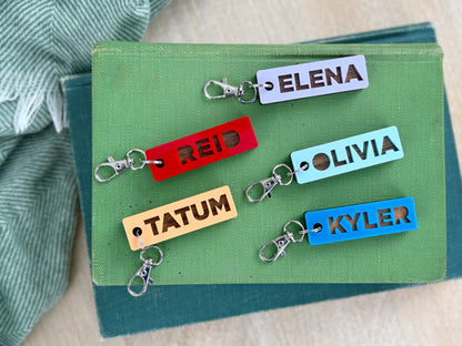 Personalized Colorful Keychains