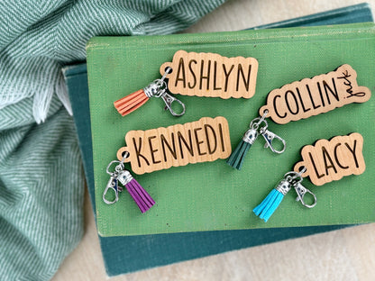 Personalized Wooden Keychains