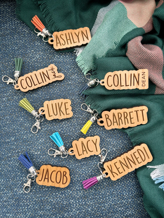 Personalized Wooden Keychains